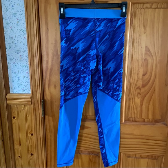 Nike Pro Blue Leggings - Picture 2 of 5